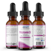 Load image into Gallery viewer, Topical Liquid Melatonin Oil - Natural Sleep Aid - Natural Melatonin Helps in Sleep & Relaxation – Alcohol & Gluten Free, 1oz